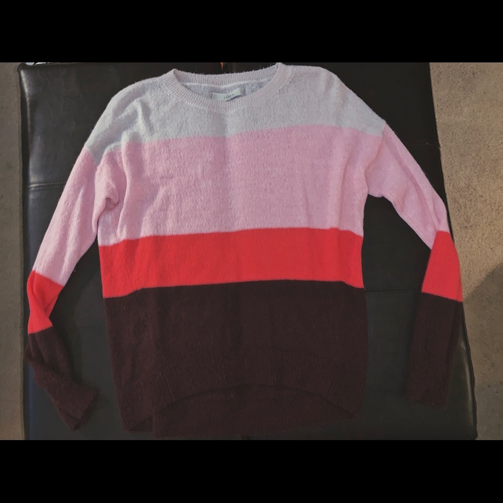 Loft women’s striped sweater